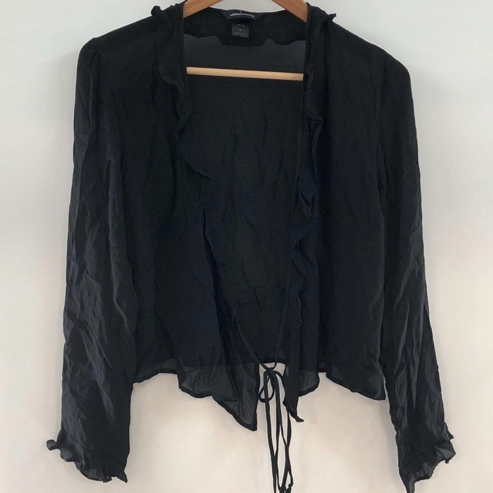 100% Silk Moda International Top